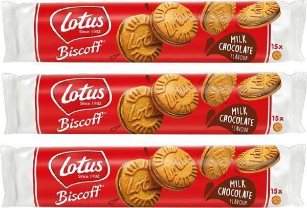 LOTUS BISCOFF SANDWICH BISCOFF CHOCOLATE 150 GR - ÇİKOLATA KREMALI BİSKÜVİ X 3 ADET - Image 1