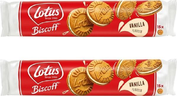 LOTUS BISCOFF SANDWICH BISCOFF VANİLYA KREMALI 150 GR X 2 ADET - Image 1
