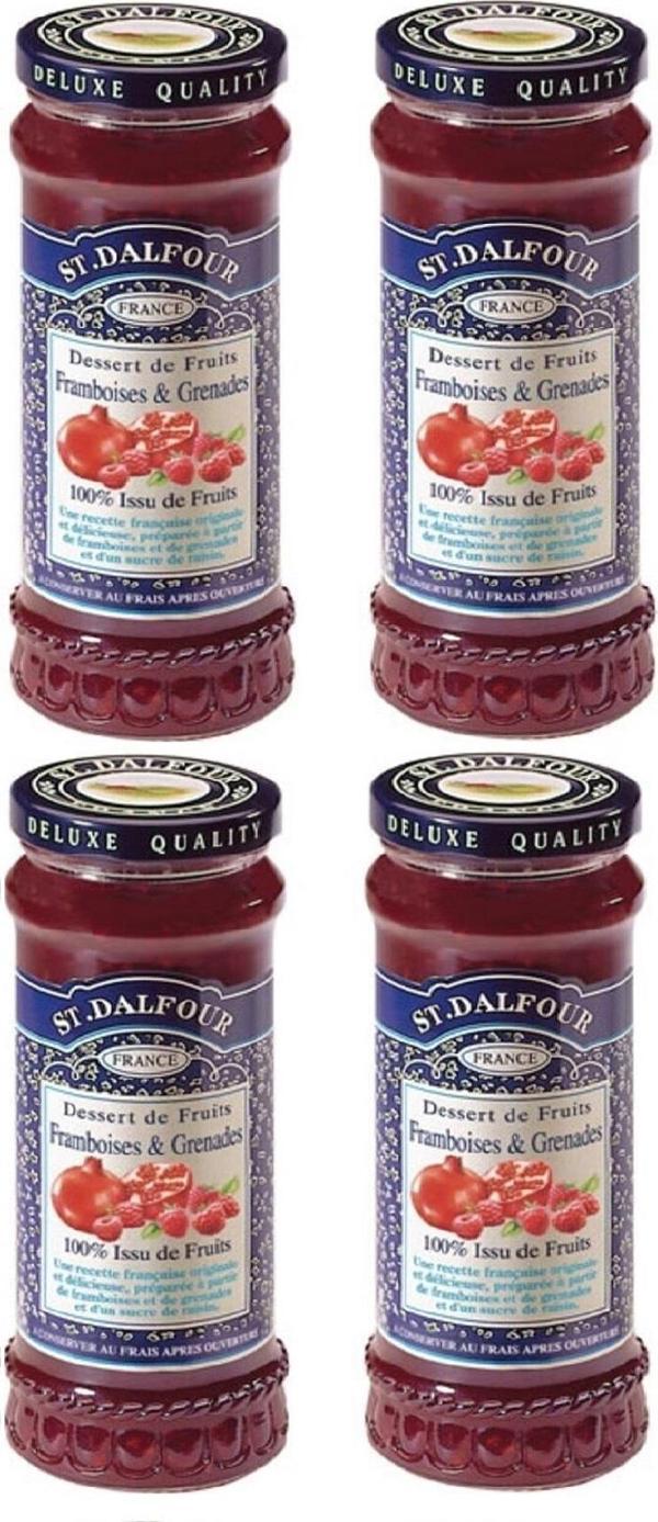 St.Dalfour Frambuaz & Nar Reçeli 284 G x 4 Adet - Image 1