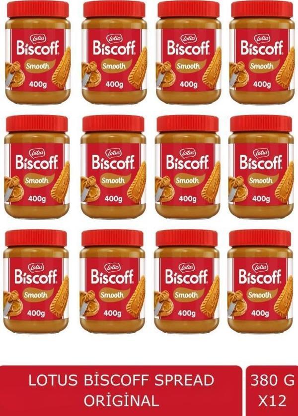 Lotus Biscoff Spread Original 400 Gr x 12 adet - Image 1