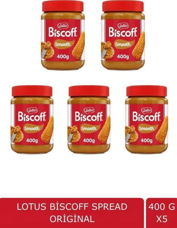 Lotus Biscoff Spread Original 400 Gr X 5 - Image 1