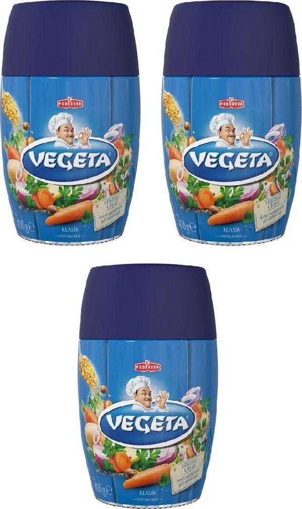 VEGETA CAM KAVANOZ KLASİK ÇEŞNİ 400GR. X 3 ADET - Image 1