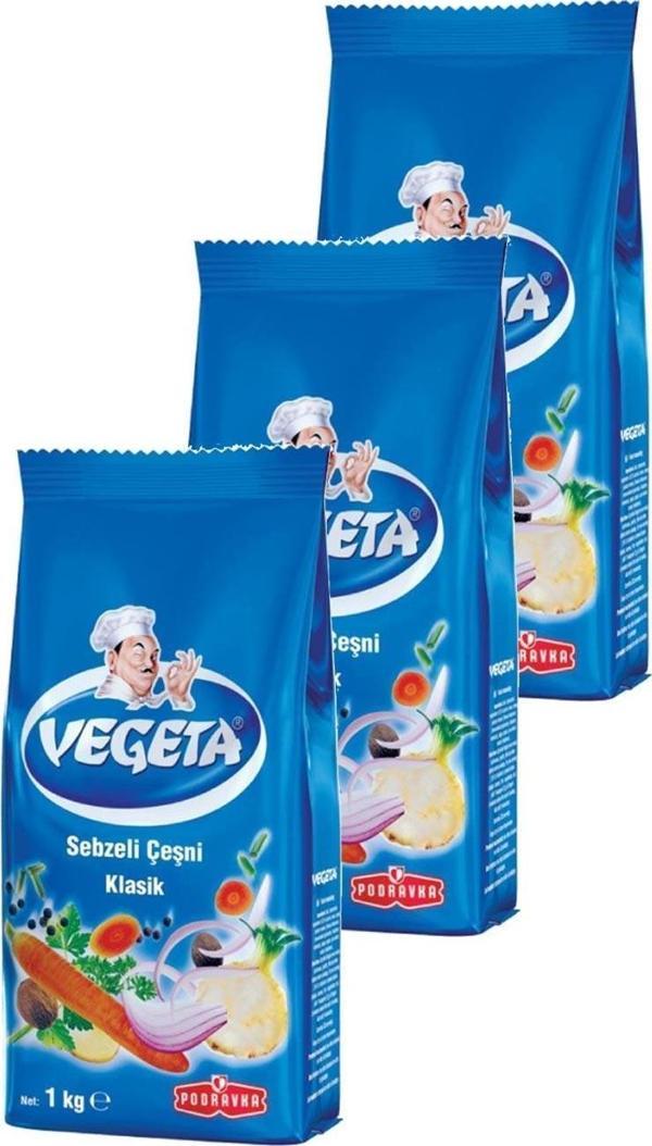 VEGETA KLASİK ÇEŞNİ 1 KG. X 3 ADET - Image 1
