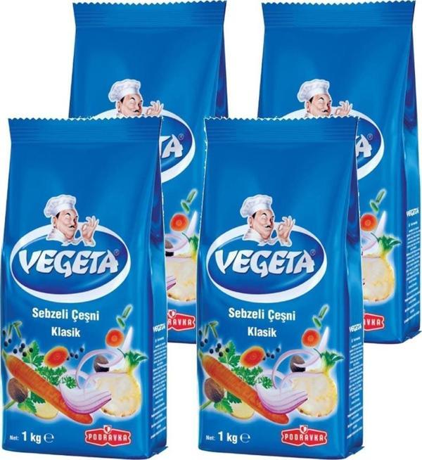 VEGETA KLASİK ÇEŞNİ 1 KG. X 4 ADET - Image 1