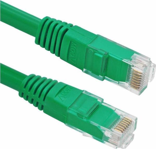 Vcom NP611B-N-2.0 Cat6 2.0MT Yeşil Utp Patch Kablo - Image 1
