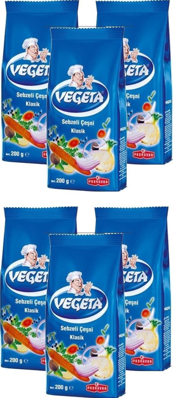VEGETA KLASİK ÇEŞNİ 200 GR. X 6 ADET - Image 1