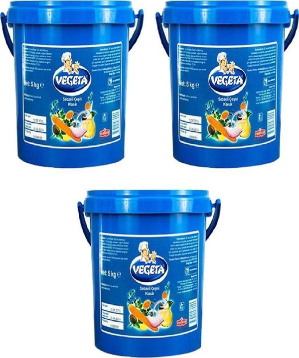 VEGETA KLASİK ÇEŞNİ 5 KG. X 3 ADET - Image 1