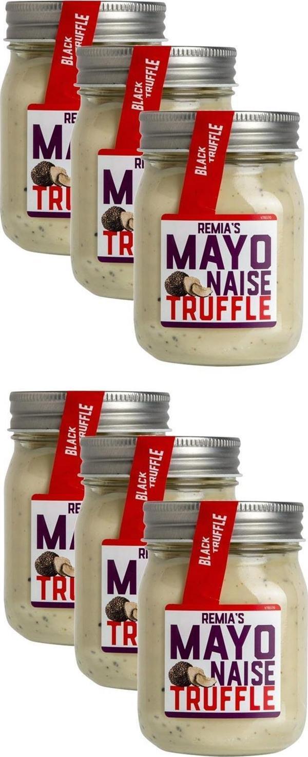REMİA İTALYAN SİYAH TRÜFLÜ MAYONEZ 220 ML X 6 ADET - Image 1