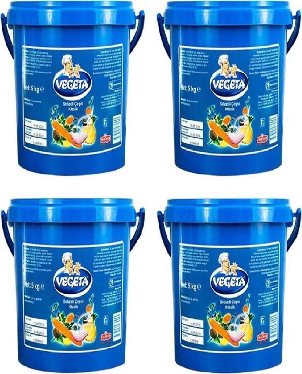 VEGETA KLASİK ÇEŞNİ 5 KG. X 4 ADET - Image 1