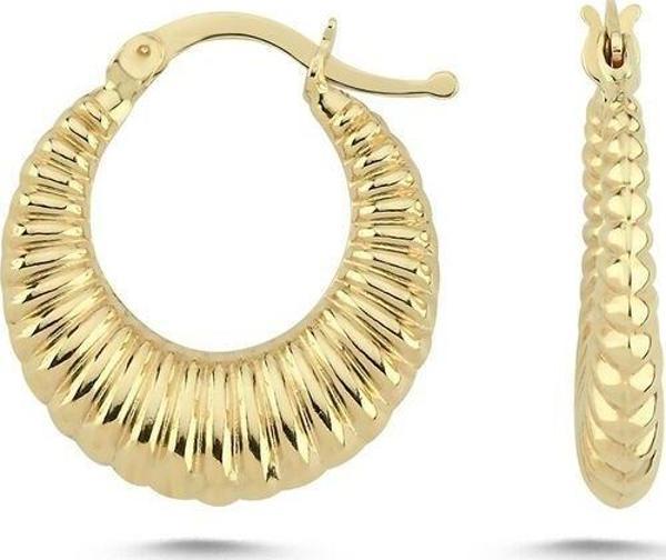 SembolGold İstiridye Küpe - Image 1