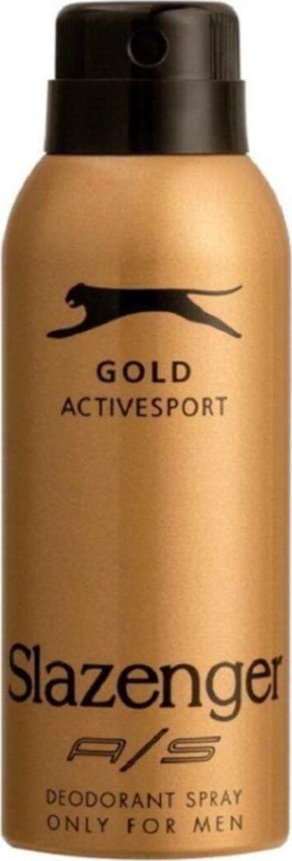 Slazenger Active Sport Gold Deo 150 Ml - Erkek Deodorantı - Image 1
