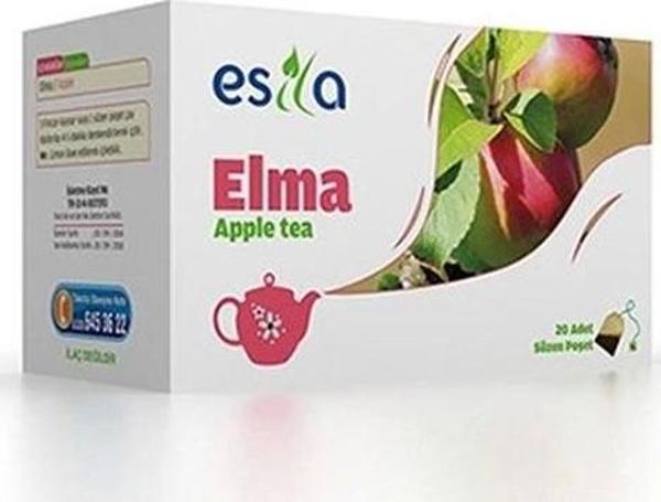 Esila Elma Süzen Poşet Çay 20 x 2 G - Image 1