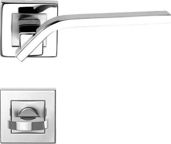 CONDI 1403K SATEN KROM ROZETLI KAPI KOLU ROZETLİ WC (TK) - Image 1