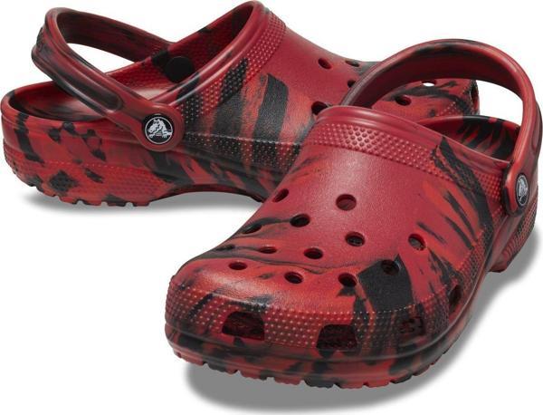 Crocs Classic Marbled Clog - Pepper/Black - Image 1