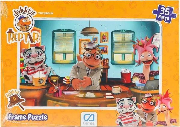 5208 Dedektif Reptır Frame Puzzle 35 Parça -CA Games - Image 1