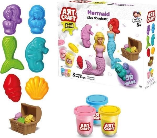 03994 Art Craft Deniz Kızı Hamur Set 168 Gr -Fentoys - Image 1