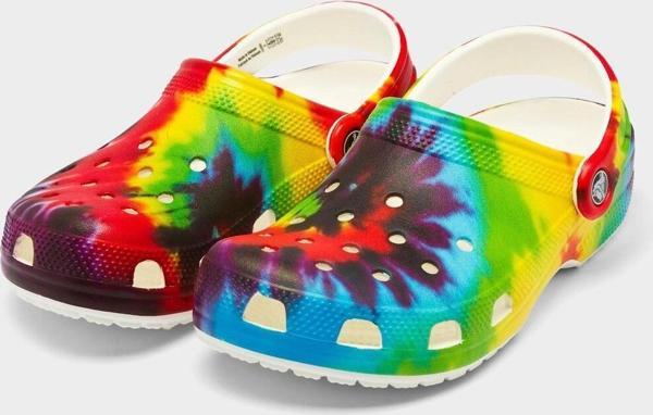 Crocs Classic Tie Dye Graphic Clog - Image 1