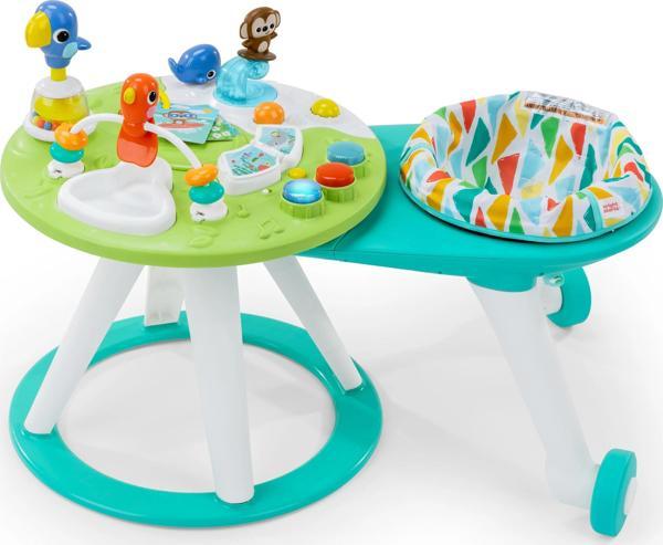 Bright Starts Around We Go 2 si 1 Gezintili Aktivite Merkezi ve Masa Tropic Cool - Image 1