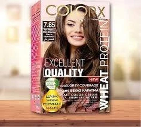 Colorx Saç Boyası Set - 7.85 Açık Kestane - Image 1