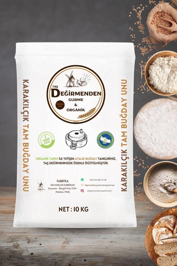Taş Değirmenden Gurme & Organik Organik Atalık Karakılçık Tam Buğday Unu - 10 Kilo - Image 1