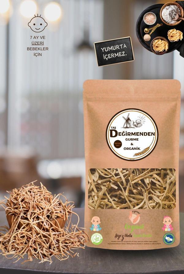 Taş Değirmenden Gurme & Organik Organik Atalık Siyez Unlu Çocuk Erişte (Yumurta İçermez) - 400 Gram - Image 1