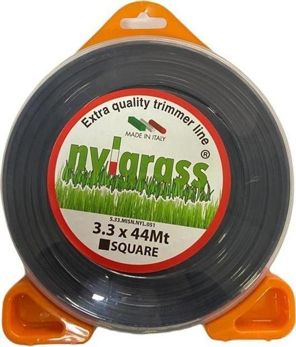 Nylgrass Motorlu Tırpan Misinası 3.3 mm Kare 44 Mt - Image 1