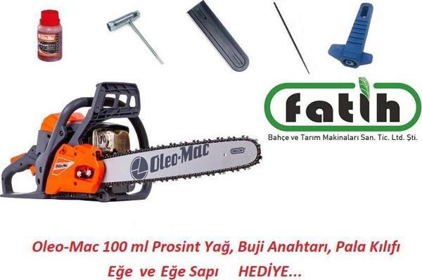 Oleomac GS 451 Motorlu Benzinli Testere Ağaç Kesim Motoru 36 Diş - Image 1