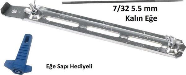 Tecomec Zincir Bileme Eğeleme Aparatı+ 7/32 5.5 mm Kalın Eğe - Image 1