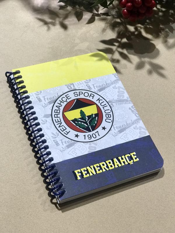 Lisanslı FB Spiralli 72 Yaprak A6 Çizgili Not Defteri 15 x 11cm  - Image 1