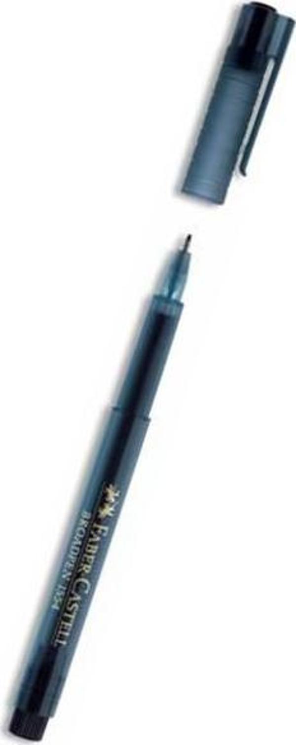 Faber-Castell Broadpen Siyah Keçeli Kalem - Image 1