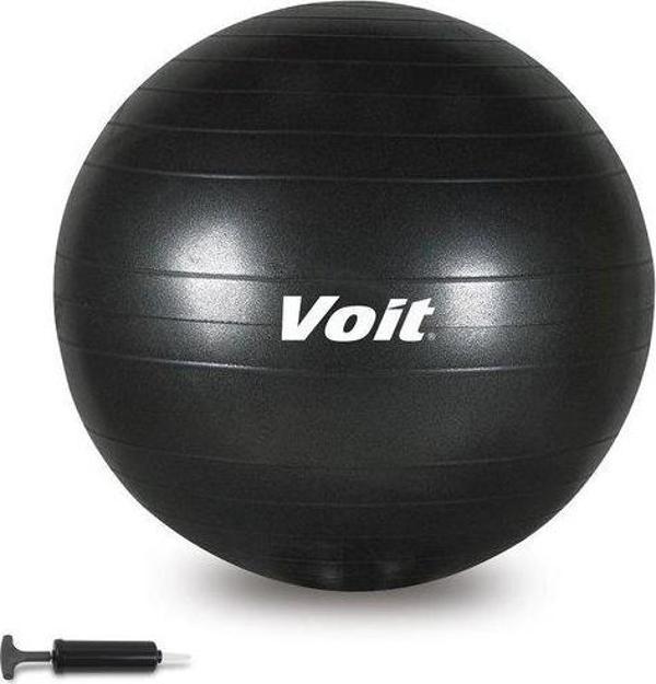 Voit Gymball 65 Cm Siyah Pompalı Pilates Topu - Image 1