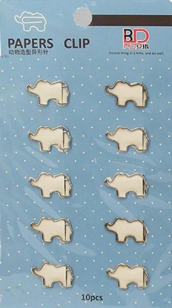 Vintage Label 10 Lu Animal Sekilli Ataç 60 Li Set 1736 - Image 1