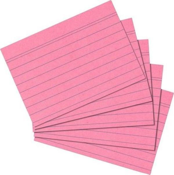 Pelikan Herlitz Kartotek A5 100'lü Çizgili Pembe HRLTZ10835890 - Image 1