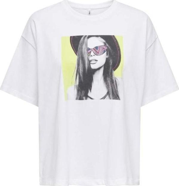 Only Onlhalıa S/S Sunglasses Top Box Jrs Kadın T-shirt - Image 1