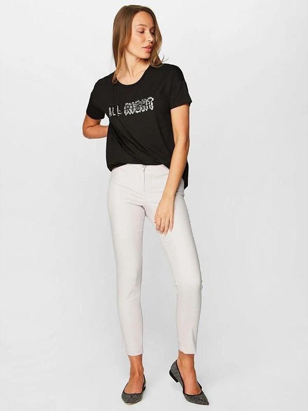 Faik Sönmez Kadın Slim Fit Klasik Pantolon - Image 1