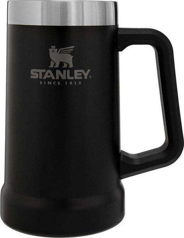 Stanley-Adventure Big Grip Beer Stein 0.70L Matte Black - Image 1