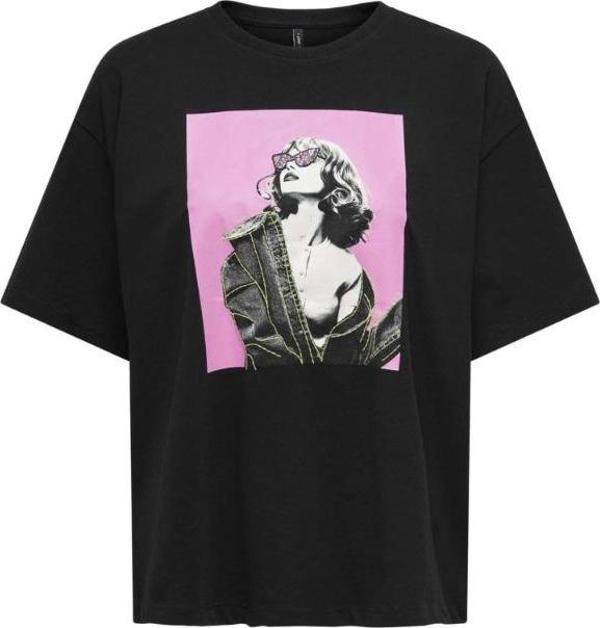 Only Onlhalıa S/S Sunglasses Top Box Jrs Kadın T-shirt - Image 1