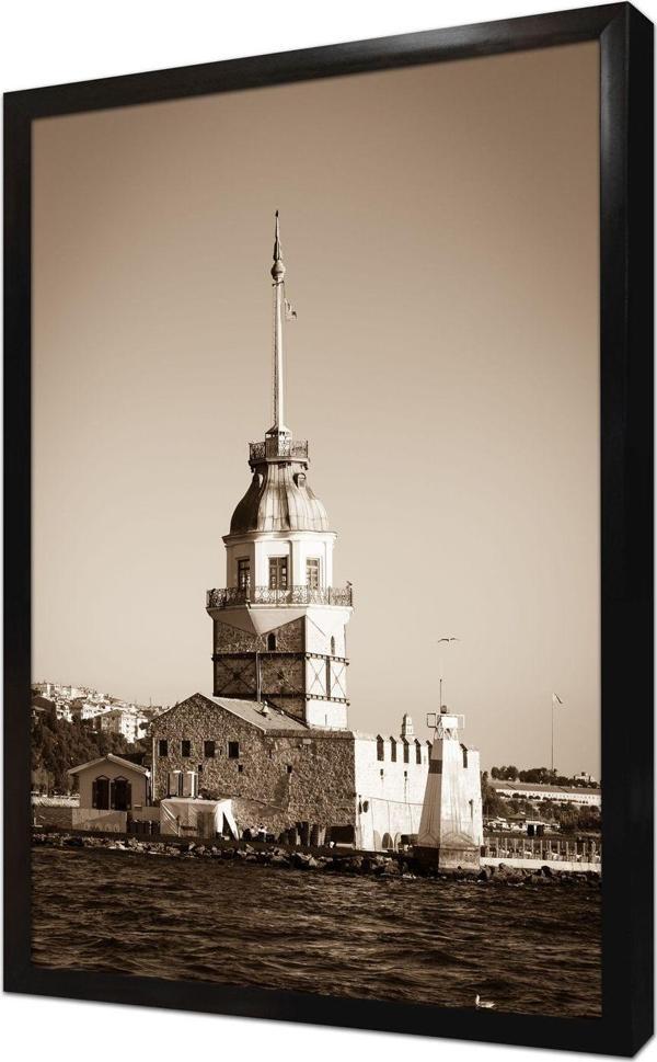 Tablosan Istanbul Kız Kulesi Çerçeveli Mdf Tablo - Image 1