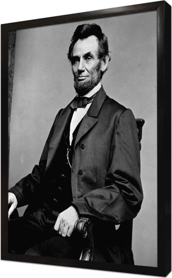 Tablosan Abraham Lincoln Çerçeveli Mdf Tablo - Image 1