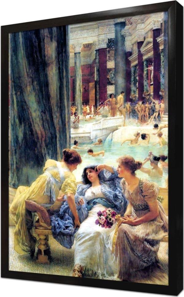 Tablosan Roma Hamamı Çerçeveli Mdf Tablo - Image 1