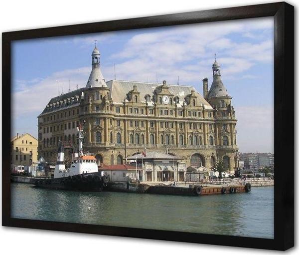 Tablosan Haydar Paşa Garı Çerçeveli Mdf Tablo - Image 1