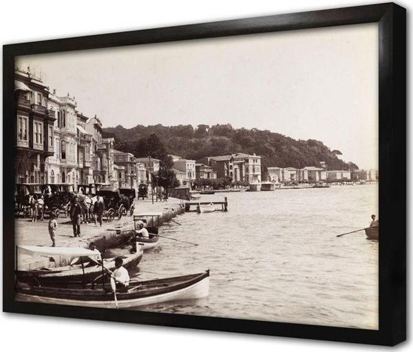 Tablosan Eski Istanbul Çerçeveli Mdf Tablo - Image 1