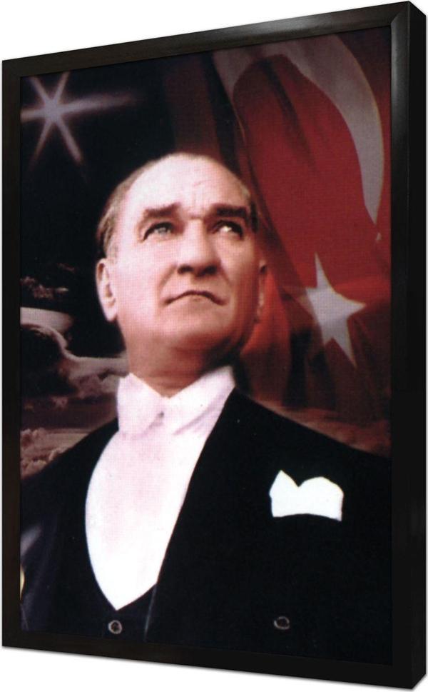 Tablosan Istikbal Göklerdedir Atatürk Çerçeveli Mdf Tablo - Image 1