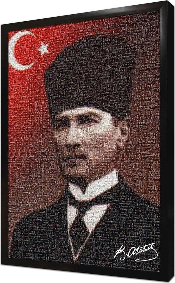 Tablosan Atatürk Çerçeveli Mdf Tablo - Image 1