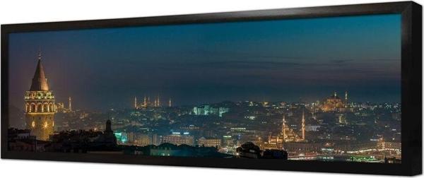 Tablosan Istanbul Galata Kulesi Çerçeveli Mdf Tablo - Image 1