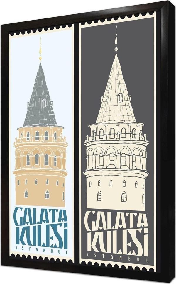Tablosan Galata Çerçeveli Mdf Tablo - Image 1