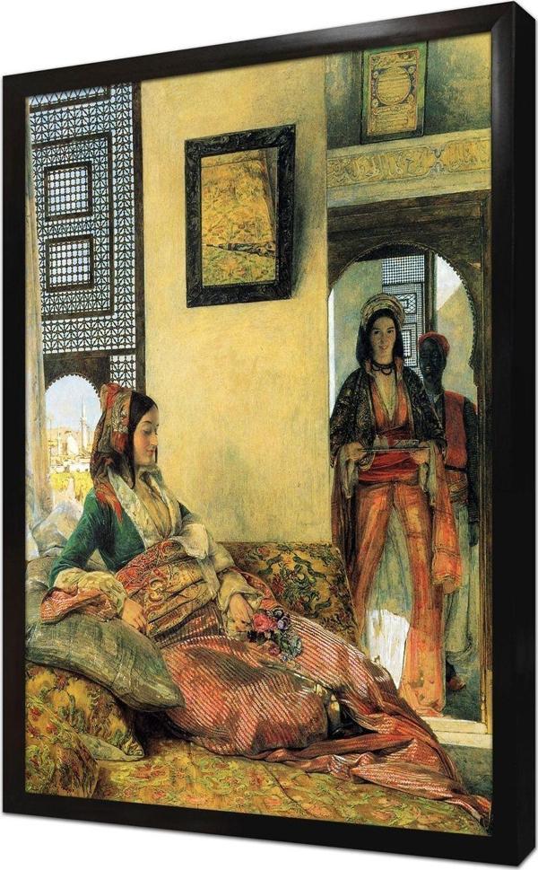 Tablosan Hareem Kahirede Yaşam Çerçeveli Mdf Tablo - Image 1
