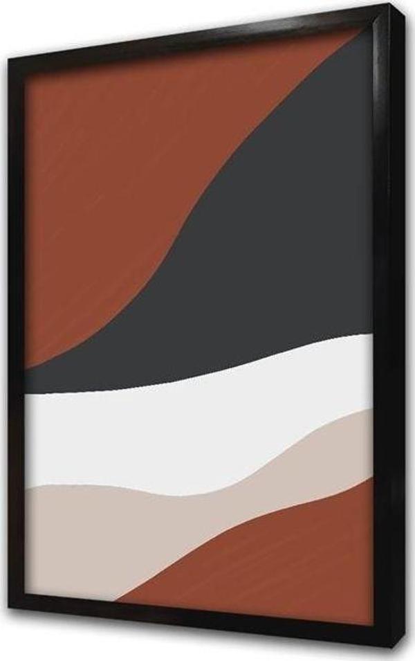 Tablosan Modern Dekoratif Soyut Çerçeveli Mdf Tablo - Image 1