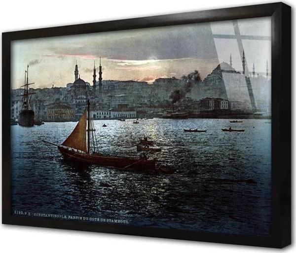 Tablosan Sultanahmed Çerçeveli Cam Tablo - Image 1