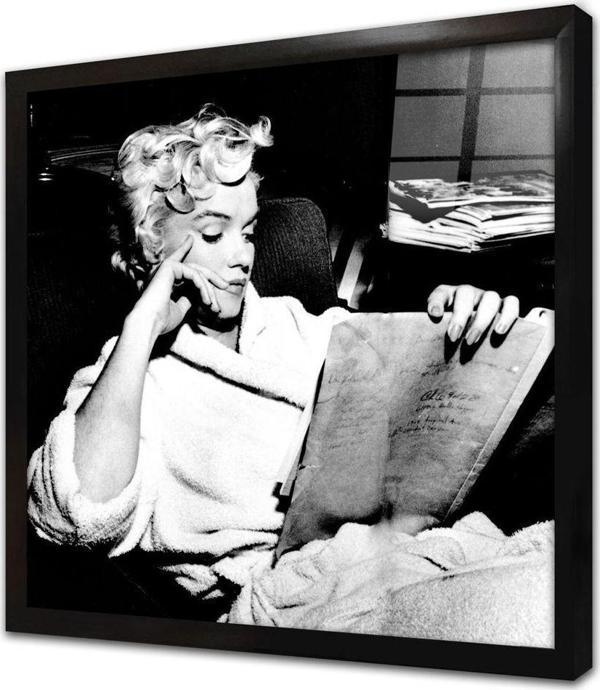 Tablosan Marilyn Monroe Çerçeveli Cam Tablo - Image 1
